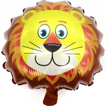 Balónek Balón hlava lva 50 Ks, 41 x 46 cm