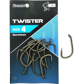 Rybářský háček Nash Háčky Twister Velikost 5 Bez protihrotu