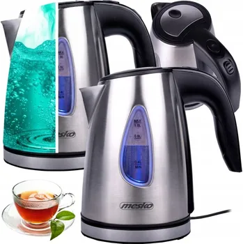 Rychlovarná konvice Rychlovarná konvice Mesko Kovová rychlovarná konvice MS1351 1630 W 1 l stříbrná/šedá