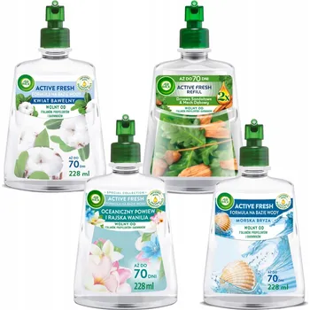 Osvěžovač vzduchu Náplň do osvěžovače vzduchu Air Wick Active Fresh, sada 4x 228 ml