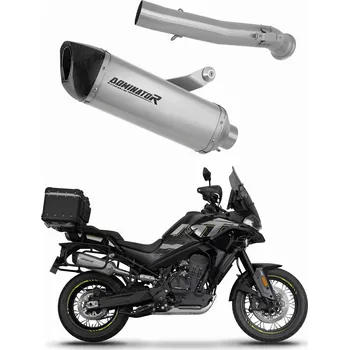 Výfuk pro motocykl Yamaha MT-07 (800 MT) 2022-2025 Explore / Sport / Touring výfuk tlumič titanový HP6