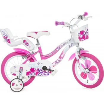 Dětské kolo Dívčí kolo 14" s příslušenstvím FLAPPY