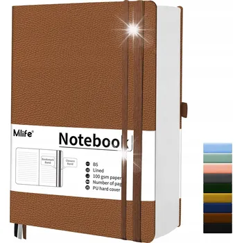 Zápisník Zápisník B5, 360 stran, 100 g/m2, deník s linkami, tvrdé desky, černý