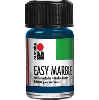 barva na zeď Marabu Mramorovací barva 15 ml - tmavý denim
