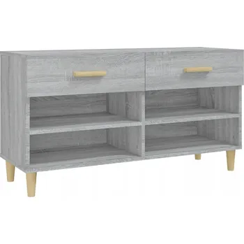 Botník Botník, šedý dub sonoma, 102 x 35 x 55 cm