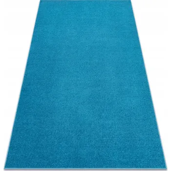 Koberec KOBEREC HLADKÝ JEDNOBAREVNÝ 100x400 cm tyrkysový @154081