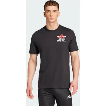 Pánské tričko ADIDAS Tričko Football Graphic M ČERNÁ