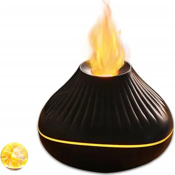 Zvlhčovač vzduchu DIFUZÉR OLEJŮ ESENCIÁLNÍ ZVLHČOVAČ VZDUCHU AROMATERAPIÍ 7BARVA LED ČASOVAČ