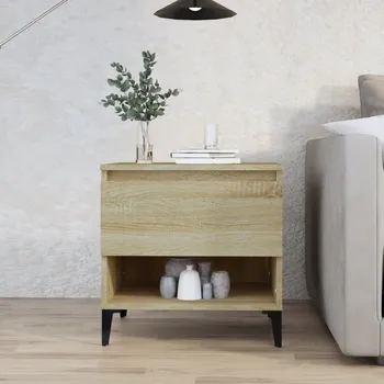 Konferenční stolek Obdélníkový stolek VidaXL 50 x 46 x 50 cm, dub sonoma