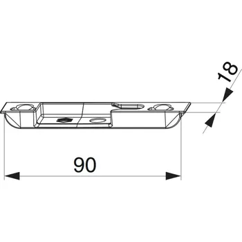 Příslušenství k oknu PROTIKUS I-S S ČEPY BEZPEČNOSTNÍ, LEVÝ MACO