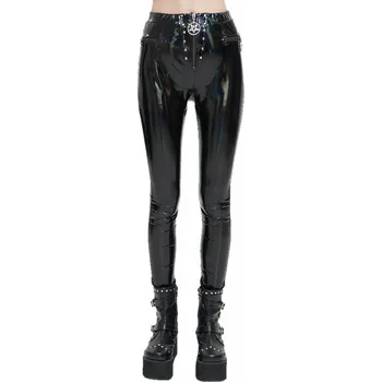 Dámské kalhoty kalhoty dámské DEVIL FASHION - OIL SPILL - XS