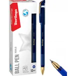 Modré kuličkové Propiska 0,7 mm x zlaté ( 12 Ks ) Berlingo