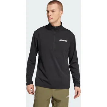 Dámská mikina ADIDAS Tričko Terrex Multi Climacool 1/2 Zip Long Sleeve XS ČERNÁ