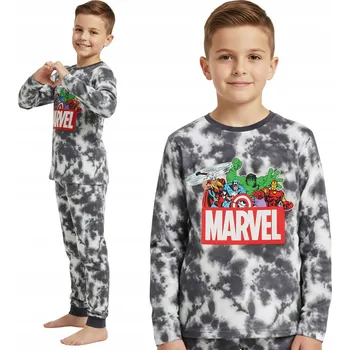 Chlapecké pyžamo MARVEL Avengers Chlapecké dvoudílné pyžamo s dlouhým rukávem, velikost 152 cm
