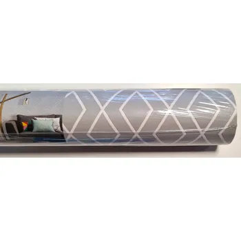 Obraz Tapeta na zeď geometrická ŠEDÁ - LUXURY