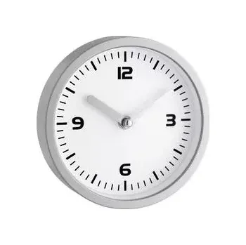 Hodiny TFA Dostmann 60.3012 Quartz nástěnné hodiny 160 mm x 45 mm, stříbrná, vhodné do koupelny / vlhkého prostoru (TFA Dostmann 60.3012 Quartz nástěnné hodiny 160 mm x 45 mm, stříbrná, vhodné do koupelny )
