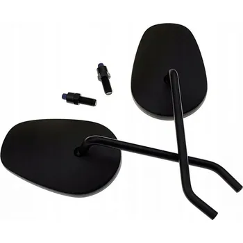 Zrcátko pro motocykl UNIVERZÁLNÍ ZPĚTNÁ ZRCÁTKA ČERNÁ MATNÁ M10 KAWASAKI (12310)