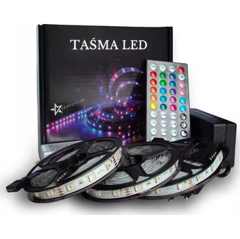 LED páska LED pásek 15M RGB 5050 Bluetooth APLIKACE DÁLKOVÝ OVLADAČ HUDBA SADA 12V 54 LED/M