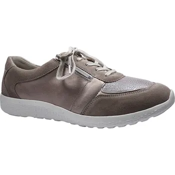 Dámské polobotky Vycházková obuv, Waldläufer, šíře M, šedo-béžová: Šedá Nubuk, velur (semiš) 28,7 43 M - diabetická (30648-30649)