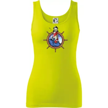 Námořnický maják - Dámské tílko - XS ( Limetková )