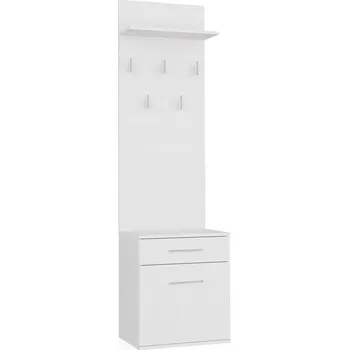 Předsíňová stěna FALCO Předsíňová stěna Topaz Odstín: Bílá