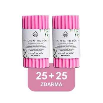 Speciální nabídka 25 + 25 ZDARMA Vroubkovaných houbiček na prach