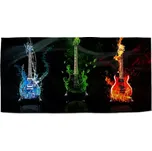 Sablio Ručník Kytary - 70x140 cm