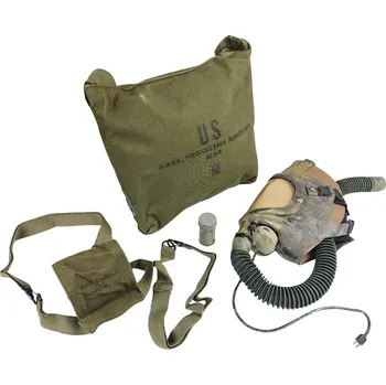 Pleťová maska ARMÁDNÍ ORIGINÁL US ARMY Plynová maska M24 Mask Protective Aircarft US Velikost: S