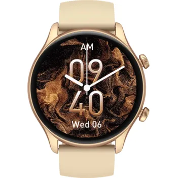 Chytré hodinky Chytré hodinky 45,5 x 45,5 x 12,1 mm sledování kroků vzdálenosti kalorií aktivity měření tepu kyslíku spánku tlaku moderní hodinky s nabíječkou zlatá