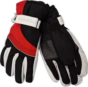 Rukavice Chlapecké nepromokavé rukavice RN-044 - 22 cm / černá/bílá