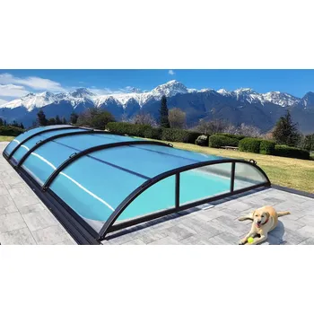 Zastřešení bazénu SAPPHIRE - 3 moduly 320x540 + 220 cm