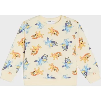 Chlapecká mikina Sinsay - Mikina typu crewneck Bluey - krémová - 230AY-01X - 230AY-01X-86