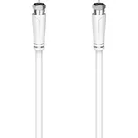 Koaxiální SAT kabel Hama 205065, F-vidlice, 90 dB, 5 m, bílý