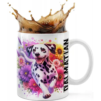 KERAMICKÝ HRNEK 330ML S POTISKEM - PES PSI PLEMENO DALMATIN