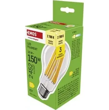 Žárovka LED žárovka Filament A70 / E27 / 18 W (150 W) / 2452 lm / teplá bílá (LED žárovka Filament A70 / E27 / 18 W (150 W) / 2452 lm )