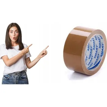Balicí páska Smart hnědá, šířka 48 mm, délka 66 m, 1 ks