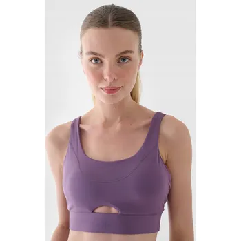 Podprsenka 4F Sportovní tréninková podprsenka Fialová L