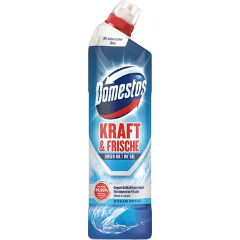 Čistič odpadu Domestos Gel na čištění WC active force Ocean Fresh 750 ml