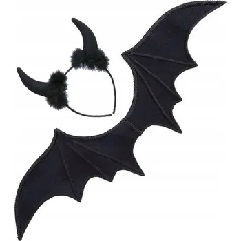 Kostým čertice Widmann černý, 2 díly