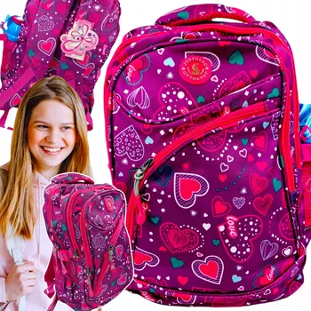 Školní batoh vícekomorový WKS vícebarevný 26 l