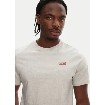 Pánské tričko Hunter Pánské tričko HUNTER-HARM0082251 MG LIGHT GREY MARL Světle šedá melírovaná