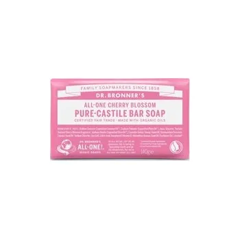 Mýdlo Dr. Bronner's Tuhé mýdlo Cherry Blossom (Třešňový květ) Mýdlo na tělo, Višňový Květ 140g