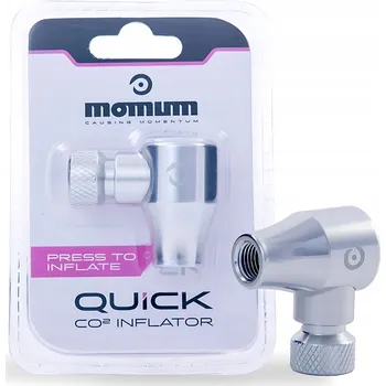 pumpička Hustilka CO2 bombiček MOMUM QUICK CO2 INFLATOR RED CYKLISTICKÁ HUSTILKA červená (červený)
