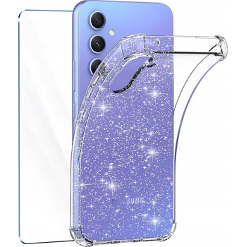 Pouzdro na mobilní telefon POUZDRO BROKAT SHINE ANTI SHOCK CASE PRO SAMSUNG GALAXY S25 FE + SKLO