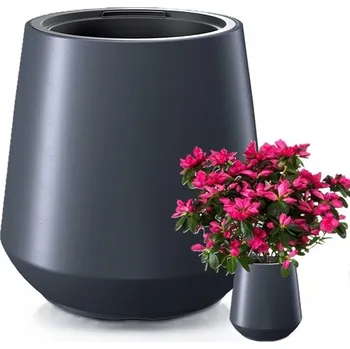 Obraz Květináč plast šedý Prosperplast 44 cm x 44 cm x 44 cm