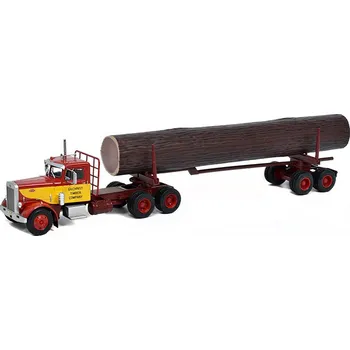 autíčko Peterbilt 281 Gilchrist Timber Company 1:43 - Altaya časopis s modelem Peterbilt 281 Gilchrist Timber Company - kovový model auta 1/43