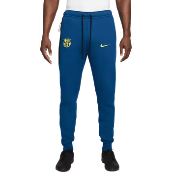 Pánské kalhoty Pánské flísové kalhoty Nike FC Barcelona 25/26 Tech Fleece modré3