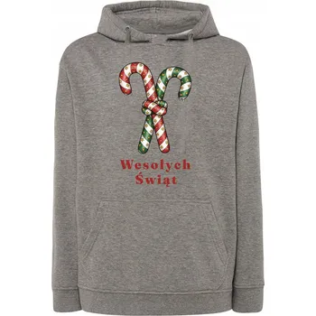 Pánská mikina Mikina s kapucí Vánoční bonbón Veselé Vánoce vel. 5XL