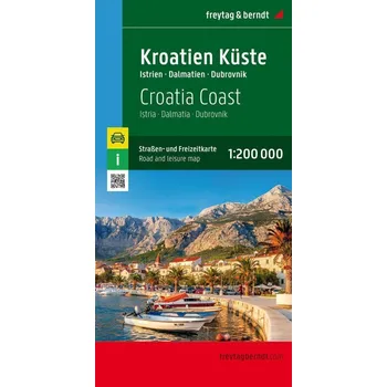 Chorvatské pobřeží 1:200 000 / automapa