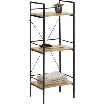 regál Regál Mosel - Black Red White - BRW 34x96 cm